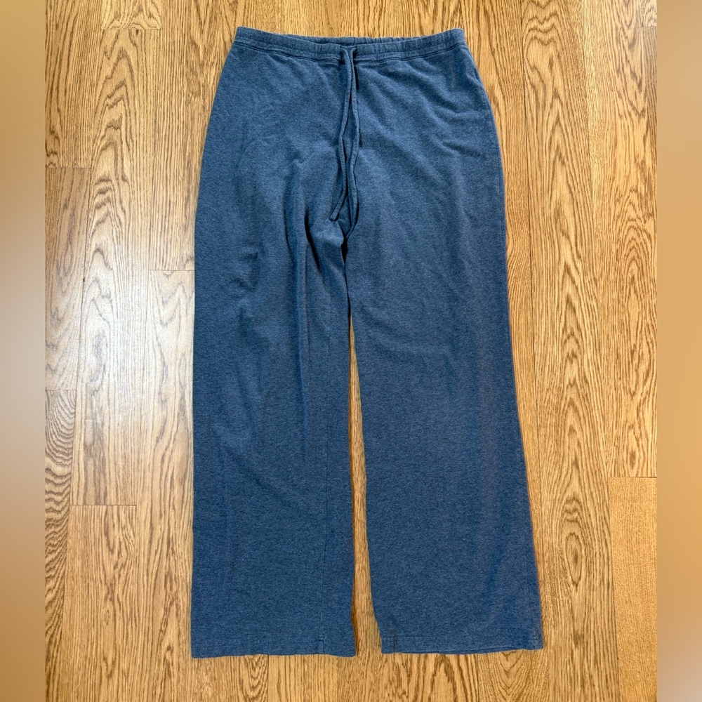 GAP Heathered Navy Relaxed Waistband Lounge Pants